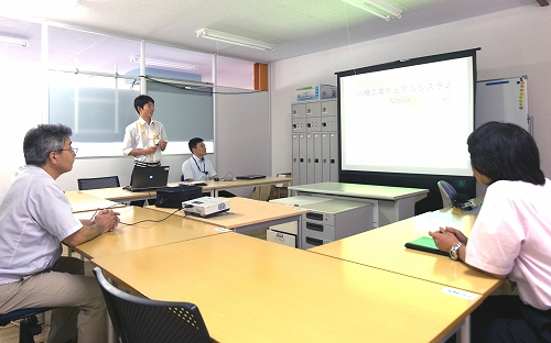 滋賀県立八幡工業高等学校のインターシップを受け入れました